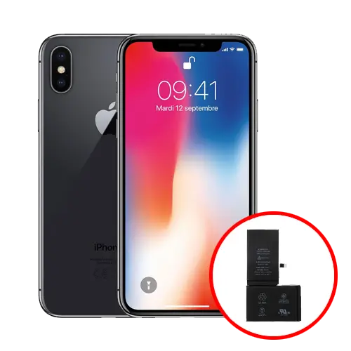 Réparation Batterie iPhone X